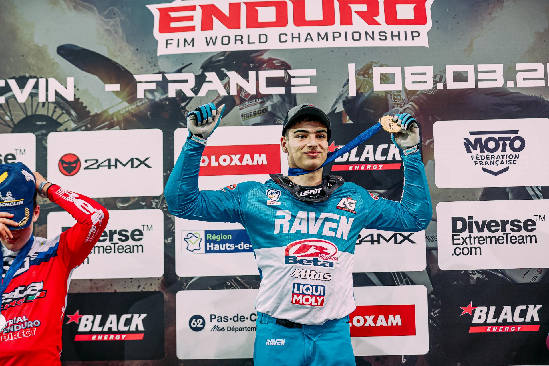 Youth World Cup SuperEnduro 2025 Lievin Ramon Godino.